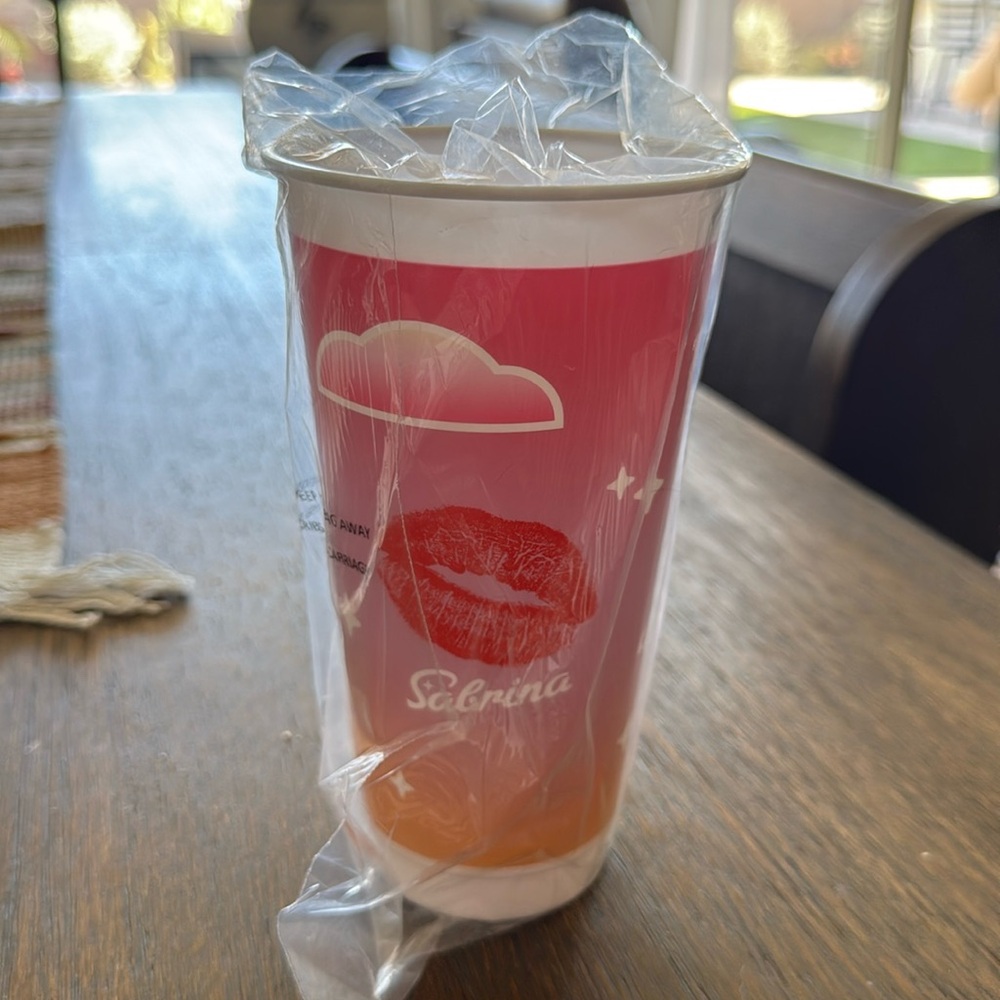 Sabrina Carpenter X Dunkin’ limited edition cup BRAND NEW
